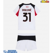 AC Milan Strahinja Pavlovic #31 Replica Away Minikit 2025-26 Short Sleeve (+ pants)